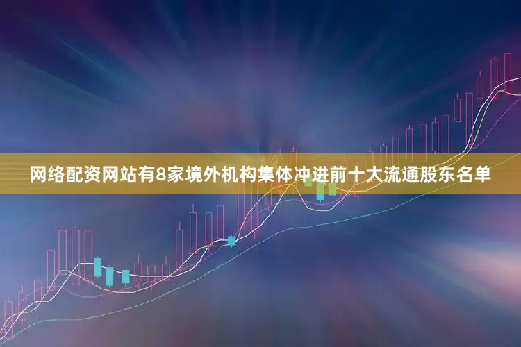网络配资网站有8家境外机构集体冲进前十大流通股东名单